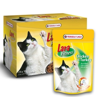 Lara Firness Chicken-Turkey Pouch 100g kuře+krůta kapsička